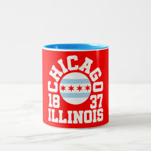 Chicago, Illinois Zweifarbige Tasse