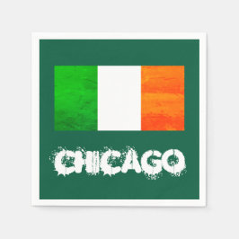 Chicago Irisch - Windy City St. Patrick's Day Serviette