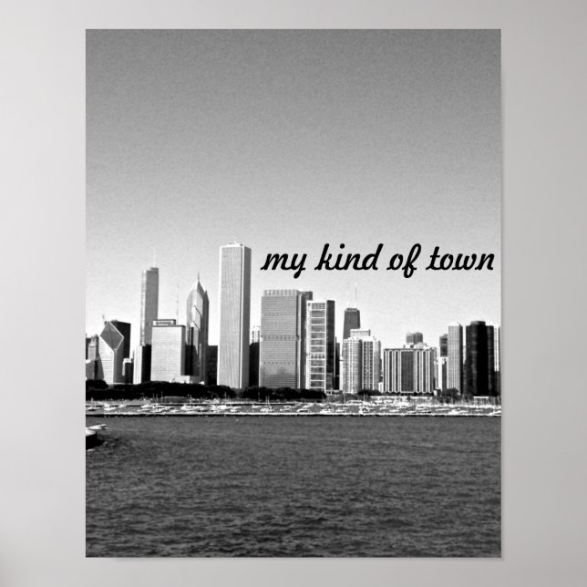 Chicago ist meine Art Stadt Poster (Vorne)