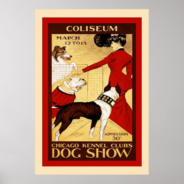 Chicago Kennel Club ~ Vintage Hundeschau Poster (Vorne)