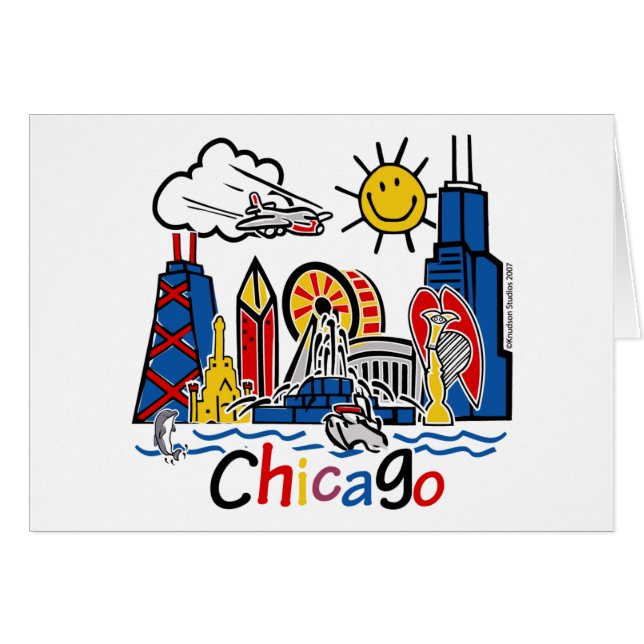 Chicago Kids Skyline (Vorderseite (Horizontal))