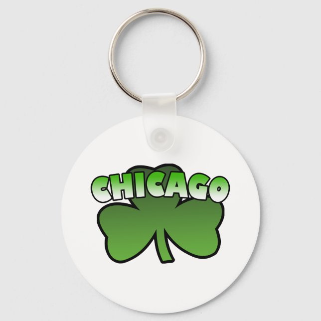 Chicago Kleeblatt Schlüsselanhänger (Vorderseite)