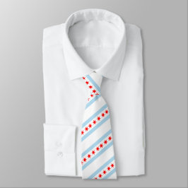Chicago Krawatte, Fashion USA, Chicago Flag Busine Krawatte