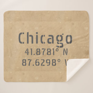 Chicago Latitude Longitude II Sherpadecke
