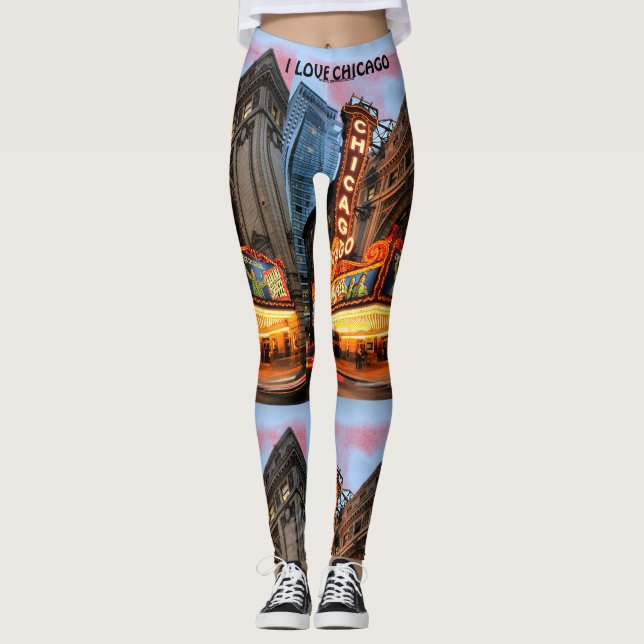 CHICAGO-LEGGINGS VON MOJISOLA A A GBADAMOSI LEGGINGS (Vorderseite)