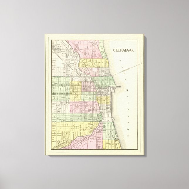 Chicago Leinwanddruck (Vorderseite)