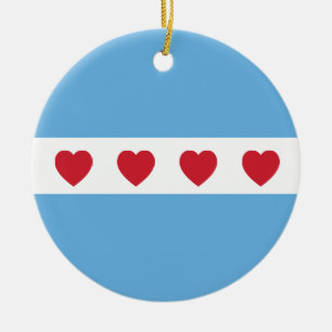 Chicago Love   Keramik-Ornament Keramik Ornament