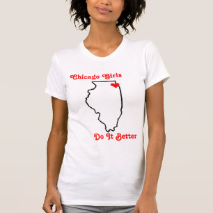 Chicago-Mädchen, verbessert es T-Shirt