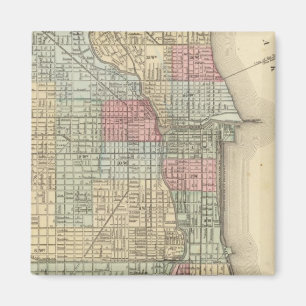 Chicago Map von Mitchell Magnet