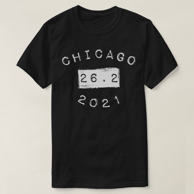 Chicago Marathon 2021 26 T-Shirt (Design vorne)