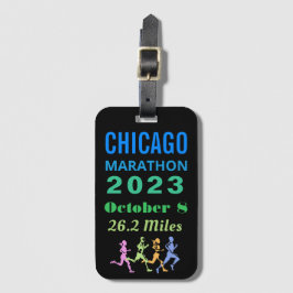 Chicago Marathon 2023 Gepäckanhänger