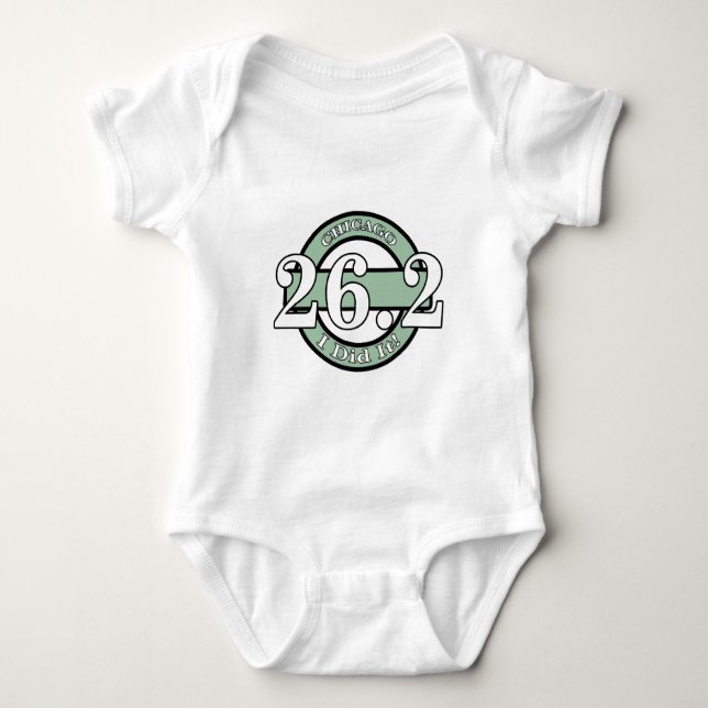Chicago-Marathon Baby Strampler (Vorderseite)