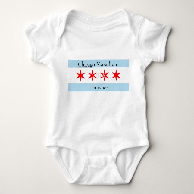 Chicago-Marathon-EBB 2016 Baby Strampler (Vorderseite)