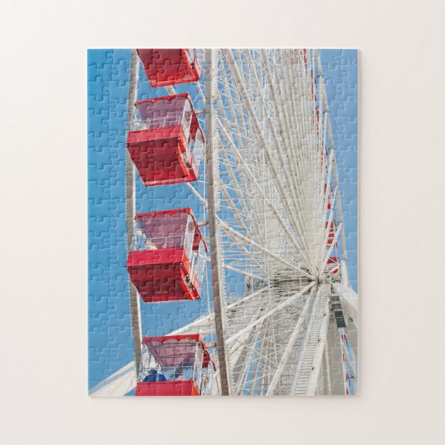 Chicago-Marine-Pier-Riesenrad-Puzzlespiel (Vertikal)
