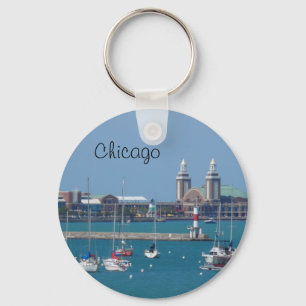 Chicago-Marine-Pier Schlüsselanhänger