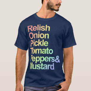 Chicago Meat Lovers Hotdog-Zutaten T-Shirt