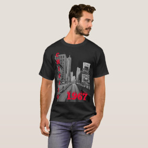Chicago Michigan Avenue 1967 Straßenbild T-Shirt