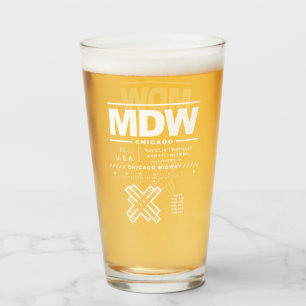 Chicago Midway International Airport MDW Glas