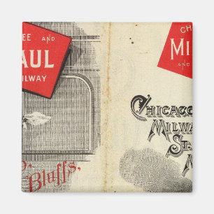 Chicago Milwaukee und St. Paul Railway Magnet