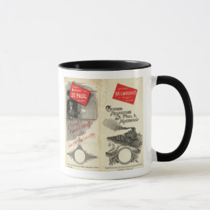 Chicago Milwaukee und St. Paul Railway Tasse