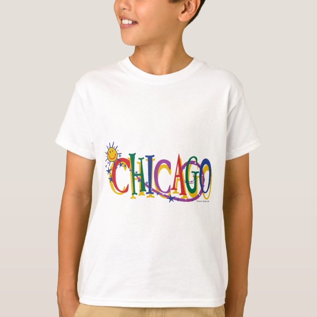 Chicago-Mit-SUn---KINDER T-Shirt (Vorderseite)