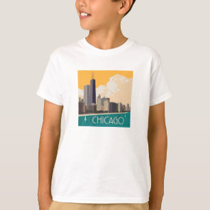 Chicago   Modern Skyline T-Shirt
