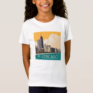 Chicago   Modern Skyline T-Shirt