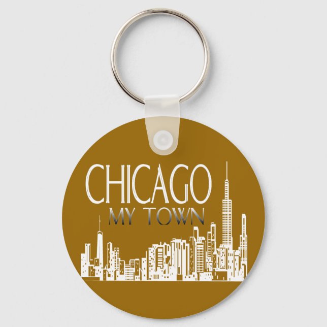 Chicago My City Schlüsselanhänger (Vorderseite)