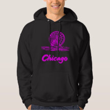 Chicago Navy Pier Riesenrad Neon Pink