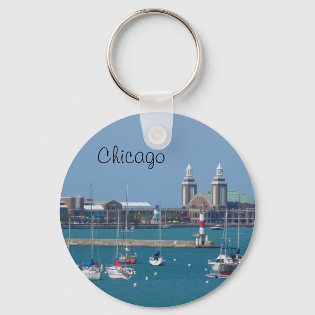 Chicago Navy Pier Schlüsselanhänger (Vorderseite)