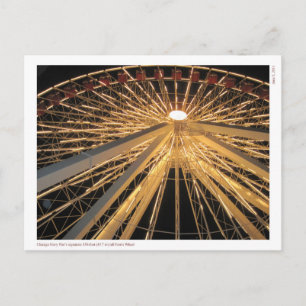 Chicago Navy Pier's Signature Ferris Wheel Postkarte