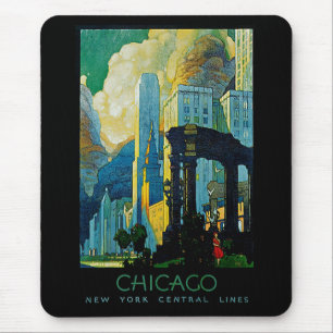 Chicago ~ New York Central Lines Mousepad