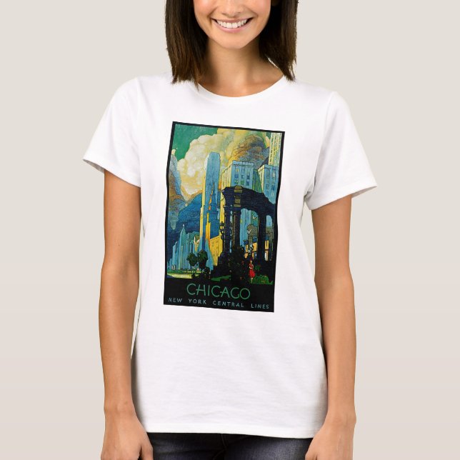 Chicago ~ New York Central Lines T-Shirt (Vorderseite)