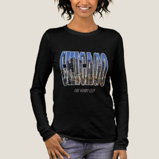 Chicago Night Skyline Tri-Blend Shirt