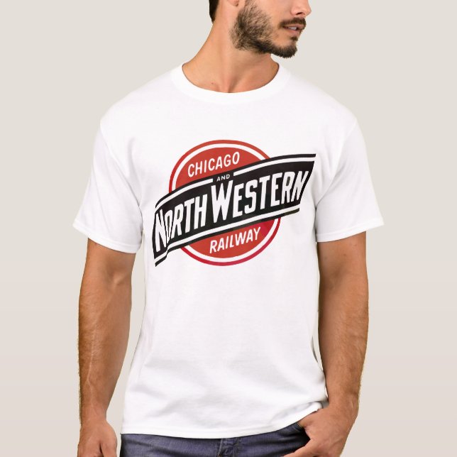 Chicago & North West Railroad T-Shirt (Vorderseite)