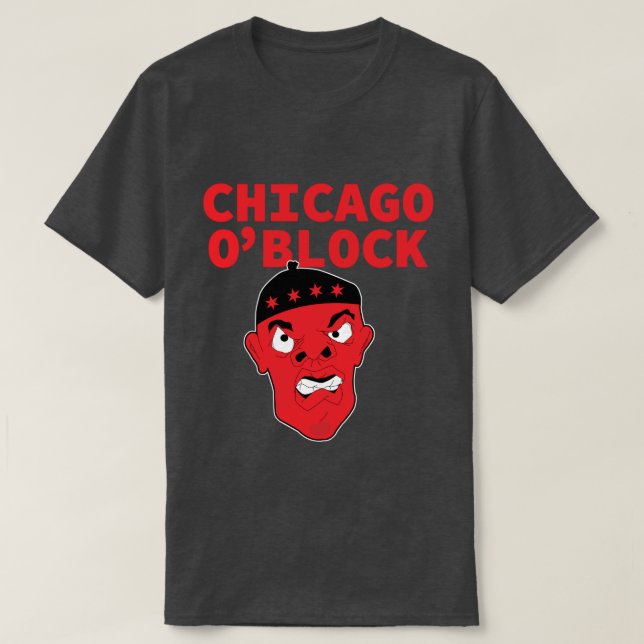 Chicago O'Block Hiphop T-Shirt (Design vorne)
