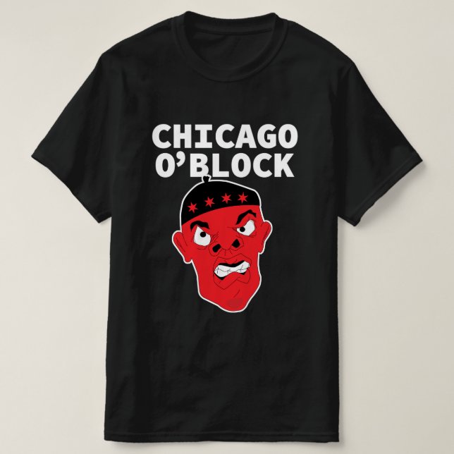 Chicago O'Block Hiphop T-Shirt (Design vorne)