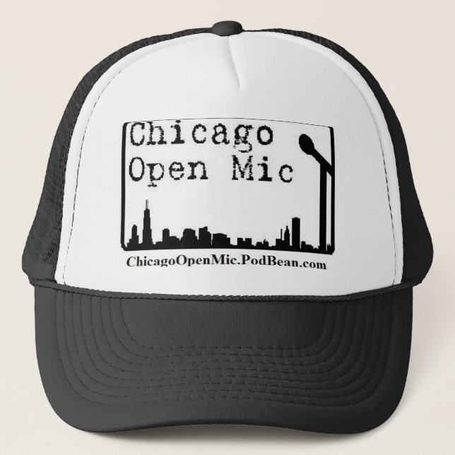 Chicago offener Mic Truckerkappe (Vorderseite)