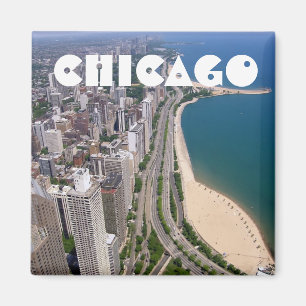 Chicago-Panoramablick Magnet