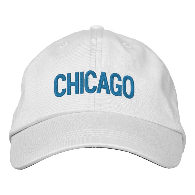 Chicago Personalisiert anpassbarer Hut (Vorderseite)