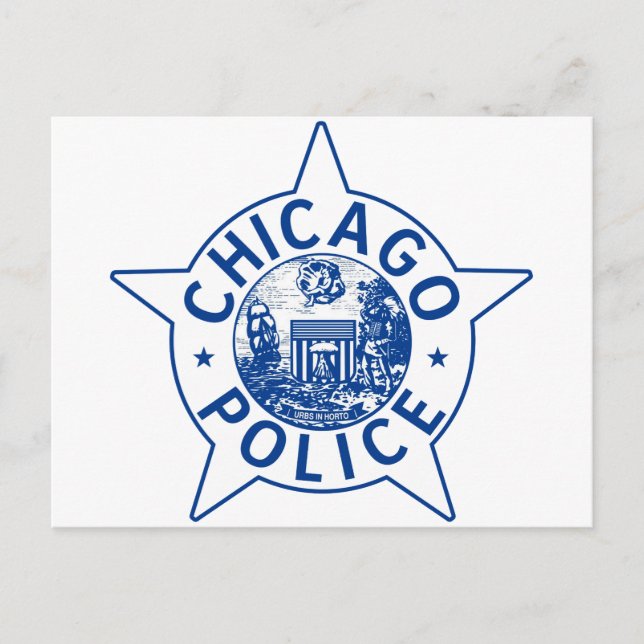 Chicago Police (VINTAG) Postkarte (Vorderseite)