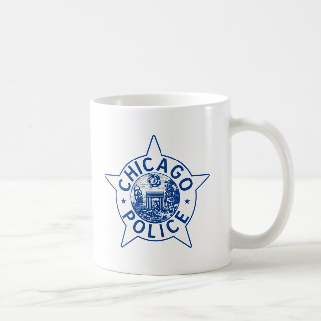 Chicago-Polizei (VINTAG) Kaffeetasse (Rechts)