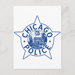 Chicago Polizei (VINTAGE) Postkarte