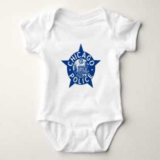 Chicago-Polizei VINTAGER STERN Baby Strampler