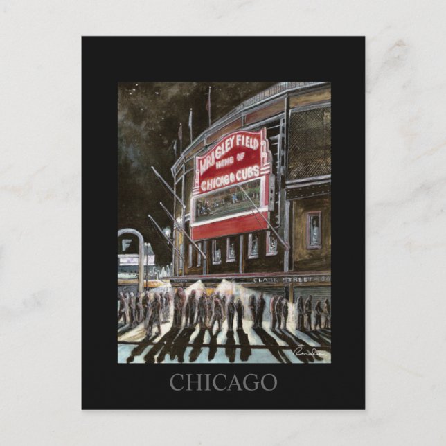 Chicago Postcard Randsom Art Postkarte (Vorderseite)