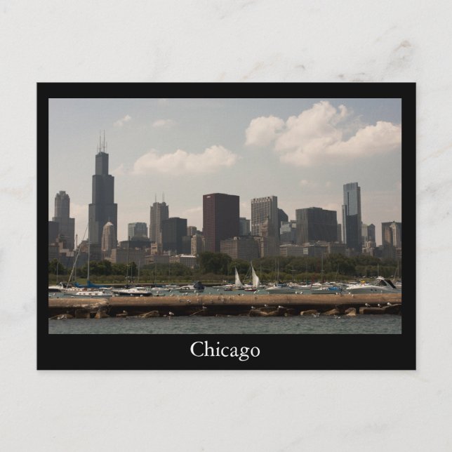 Chicago Postkarte (Vorderseite)