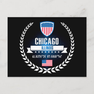 Chicago Postkarte