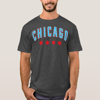 Chicago Pride Baseball Fan T-Shirt Wave Your Flag 
