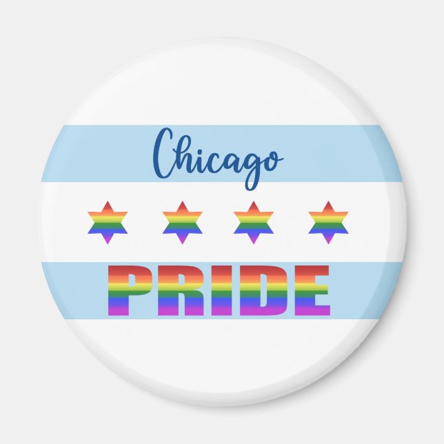 Chicago Pride Magnet (Vorne)
