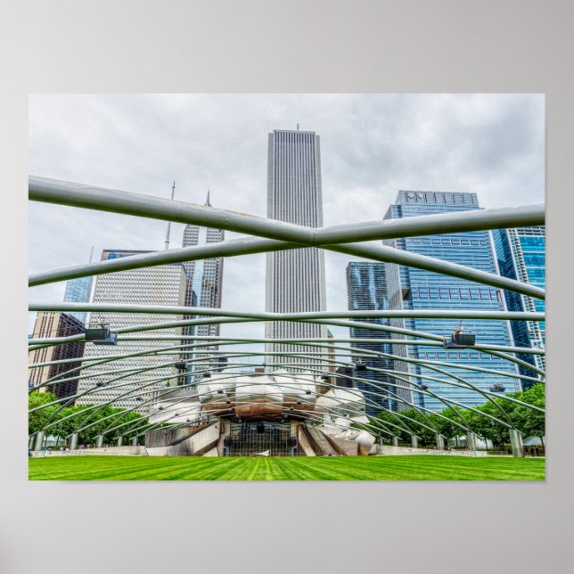 Chicago Pritzker Pavilion Poster (Vorne)